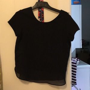 A black shirt from Loft